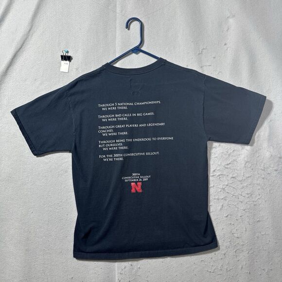 Russell 300 We're There NE Black and Red T-Shirt Size Large - Picture 2 of 7